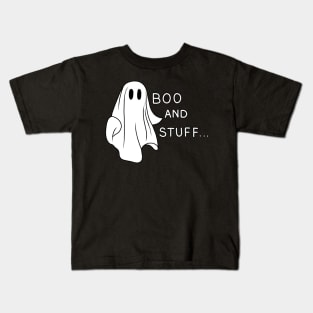 Ghost - Boo and Stuff Kids T-Shirt